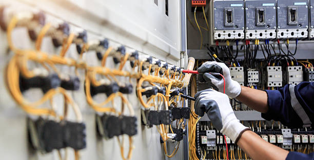Professional Electrician technician working in Orchards, WA